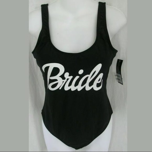 bride one piece swimsuit with padding